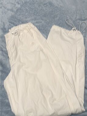 American Eagle Outfitters White Drawstring Pants